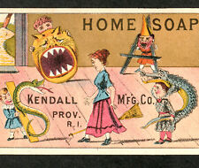 Charlotte Perkins Gilman 1880's MONSTER LETTER Home Soap Soapine Trade Card RARE picture