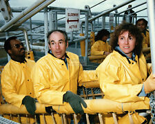 STS-51L CHALLENGER CREW EMERGENCY EGRESS TRAINING - 8X10 NASA PHOTO (AB-677) picture