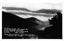 The DEVIL'S SADDLE New Creek Mountain WV RPPC c1950 Postcard 4612 picture