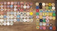 Lot of 109 Casino Poker Chips - Many Old Vintage Rare Chip Molds [Vegas Reno ++] picture