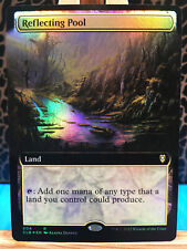 MTG - Reflecting Pool. Commander Legends: Baldur's Gate Foil Extended Art - Land picture