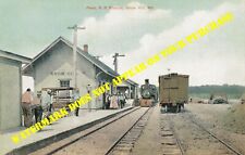 Pennsylvania PRR Snow Hill MD station REPRODUCTION from postcard picture