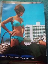 El88 Ephemera 1970s book picture frank sinatra Jill st John folded 2 pages  picture