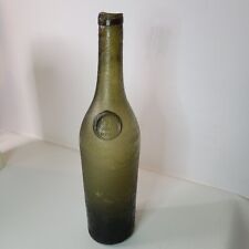 Julien Medoc 1850s Wine Bottle Applied Seal Open Pontil MONSTER Whittle picture