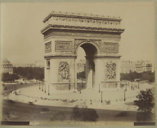 L.P. Phot. France, Paris, Arc de Triomphe de l'Etoile Vintage albumen pri picture