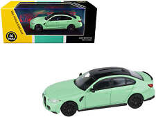 BMW M3 (G80) Mint Green with Black Top 1/64 Diecast Model Car picture