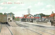 RI, Westerly, Rhode Island, Railroad Station Depot, 1910 PM, Metropolitan News picture