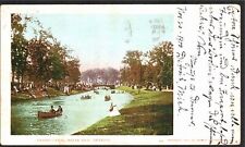 Private Mailing Card C-1899 Posted Grand Canal Belle Isle Detroit Michigan picture