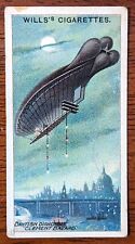 1910 Wills Vice Regal Cigarette Card Aviation British Dirigible Clement Bayard picture
