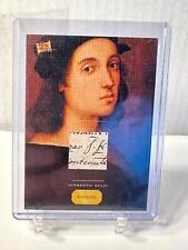 2023 Pieces Of The Past Raphael Handwritten Document Relic picture