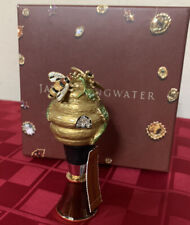 New in Box JAY STRONGWATER Wine Stopper BEEHIVE Figurine Base Swarovski Crystals picture