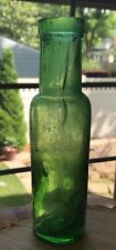 1880's-90's EMERALD GREEN Food/Condiment Jar No chips or cracks             picture