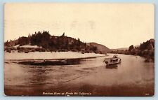 Postcard CA Boat on Russian River at Monte Rio California c1910s X13 picture