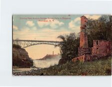 Postcard Driving Park Avenue Bridge Lower Falls Rochester New York USA picture