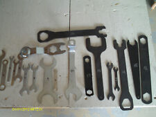 Stamped steel wrenches Collection of 18 various sizes picture