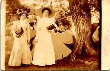 Antique RPPC Real Photo Postcard Hutchinson, Kansas Two Women to Stafford, Ks. picture