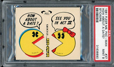 PSA 9 1981 Fleer Pac-Man How About A Date? Sticker Card #37 Mint Atari Nintendo picture