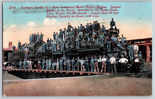 Antique Postcard~ Southern Pacific Co's Mallet Freight Engine~ Ogden, UT Route picture