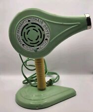 Vtg Handy Hannah Hair Dryer Mint Green 1950's Retro Hot & Cold Works Beauty picture