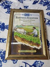  Vintage B&G Barton & Guestier Bar Mirror Fine French Wines Framed Summer Culti picture