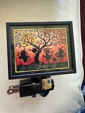 Witches dancing in HALLOWEEN Night Light  Moon Dance. picture