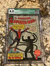 AMAZING SPIDER-MAN #3 CGC 4.0 OW/WH PAGES 1ST DOCTOR OCTOPUS HUGE MCU KEY INVEST picture