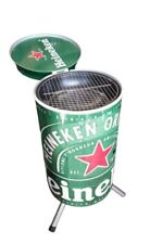 Heineken metal Beer can Camping Promo Advertising Standing charcoal bbq Grill picture