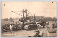Fort Benjamin Harrison Trench Digger Vintage Postcard picture