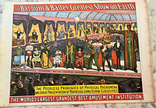 Barnum & Bailey Poster 1960 Circus World Museum Peerless Prodigies Curiosities picture