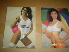 Sexy Barely Legal & Wanna Play Florida Postcards, Black-White Swimwear, Lot of 2 picture