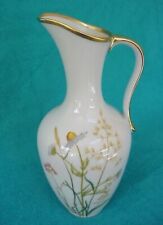 VINTAGE LINDNER KUEPS BAVARIA GERMANY 8.5 INCHES TALL PITCHER / EWER FLORAL picture