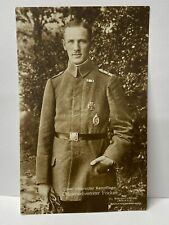 German WW1 Flying Ace Leutnant Wilhelm Maximillian Frickart Postcard picture