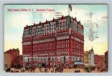 Buffalo NY-New York, Hotel Iroquois, c1911 Vintage Souvenir Postcard picture
