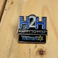Walmart Employee Lapel Pin - Happy To Help - Enamel - Hogeye 2018 picture