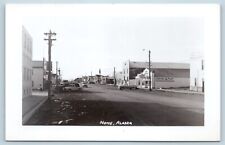Postcard AK Nome Street View Hardware Store c1940s RPPC Real Photo Q12 picture