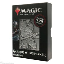 MTG: Magic the Gathering Limited Edition Garruk Wildspeaker Metal Card picture