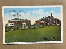 Postcard Mansfield OH Ohio General Hospital & Nurses Home Vintage PC picture
