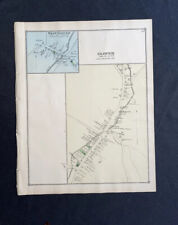 1878 Antique Map of Glover Village Vermont by FW Beers ORIGINAL West Glover picture