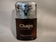 Vintage CHAPS Ralph Lauren Splash Cologne 1.8 oz 55ml Longhorn Rare Classic Full picture