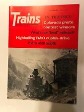 vintage TRAINS Magazine - September 1964 - D&RGW water Stop cover Railroad Train picture