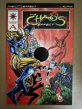 Chaos Effect Alpha #1 Red Variant 1994 Valiant Comic Book w Original Scarce Card picture
