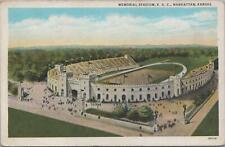 Postcard Memorial Stadium KSC Manhattan Kansas KS  picture