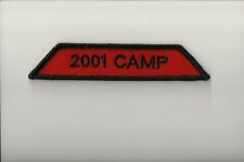 2001 Camp patch picture