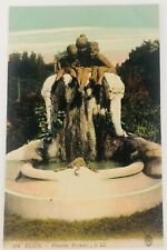Vintage Dijon France Fontaine Blondat Postcard Fountain Park  picture