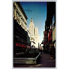Postcard RI Providence Westminster Mall Woolworth Kay Jewelers Thom Mcan picture