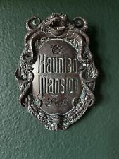8” One Of A Kind “prototype” Haunted Mansion Parlor Plaque Disney Cruise Ship picture