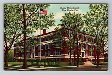 New Castle PA-Pennsylvania, Senior High School Vintage Souvenir Postcard picture