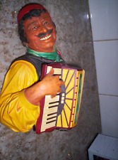 Vintage Bossons Romany 1970 Chalkware Head W/Accordian VERY NICE picture