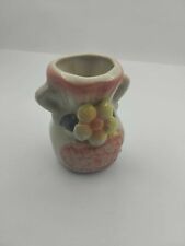 Vintage ceramic floral mini vase picture