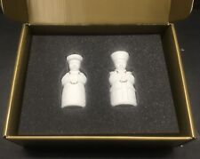Lladro Privilege Gold EMPEROR'S Salt & Pepper Shakers Open Box picture